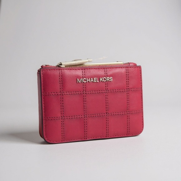 Michael Kors Handbags - Nwt Michael Kors Pink and Gold Wallet credit card holder
